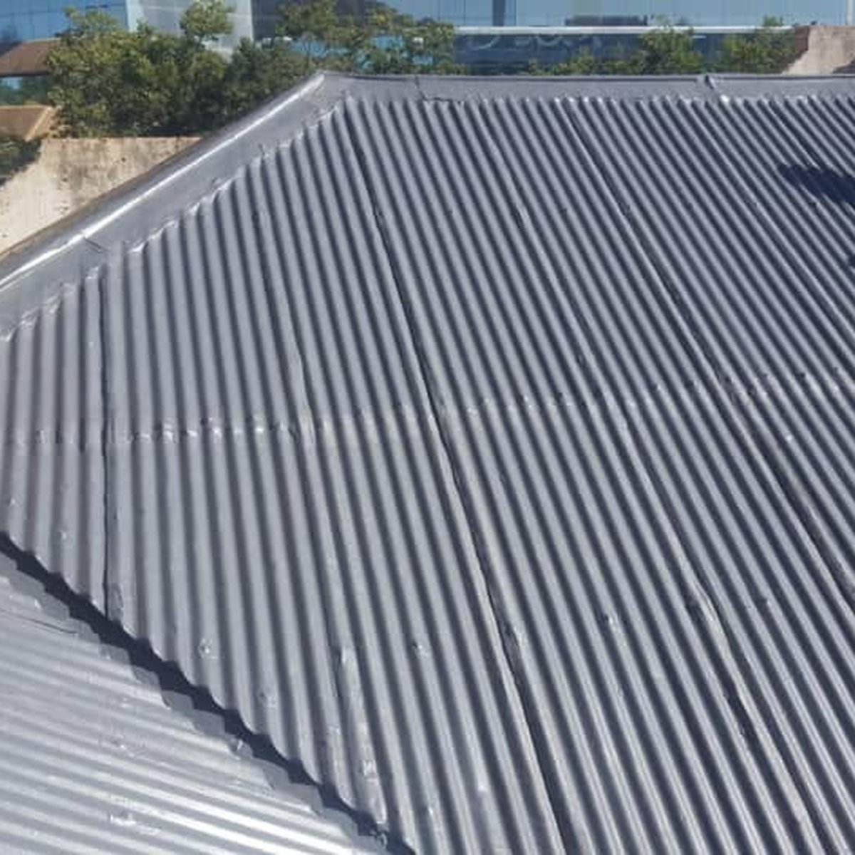 Charcoal Roof Painting